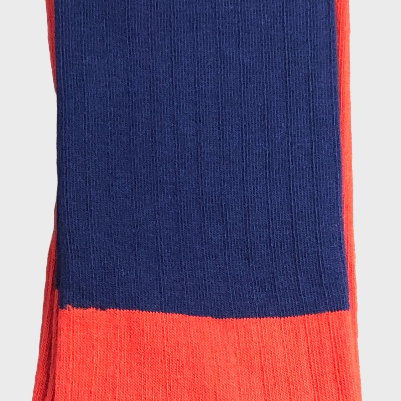 Escuyer - Colour Block Estate Blue Orange Socks