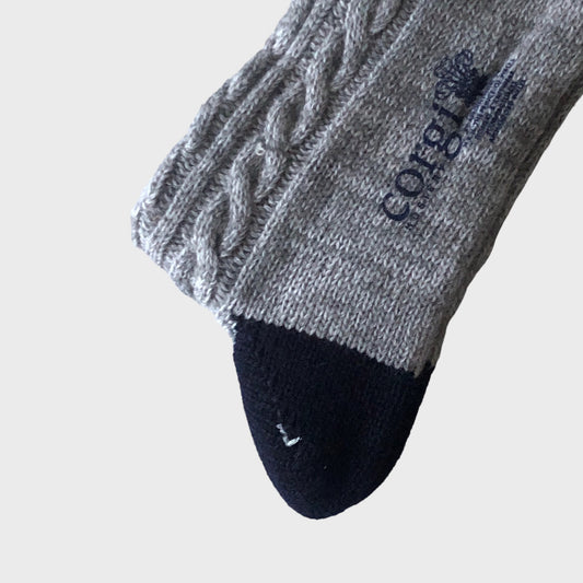 Corgi - Cashmere Blend Cable Heavy Socks