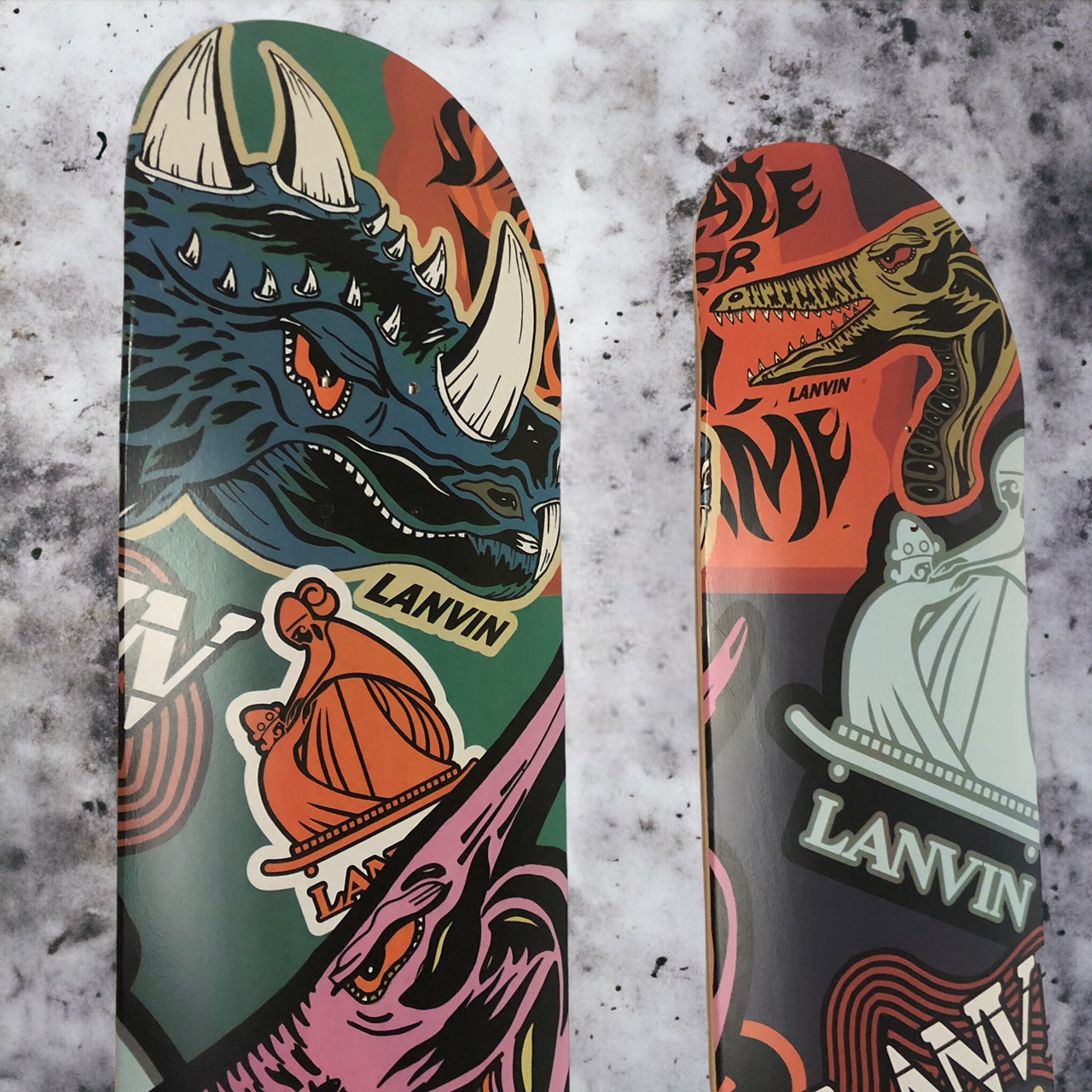 Maison Lanvin Triptyque Skateboards