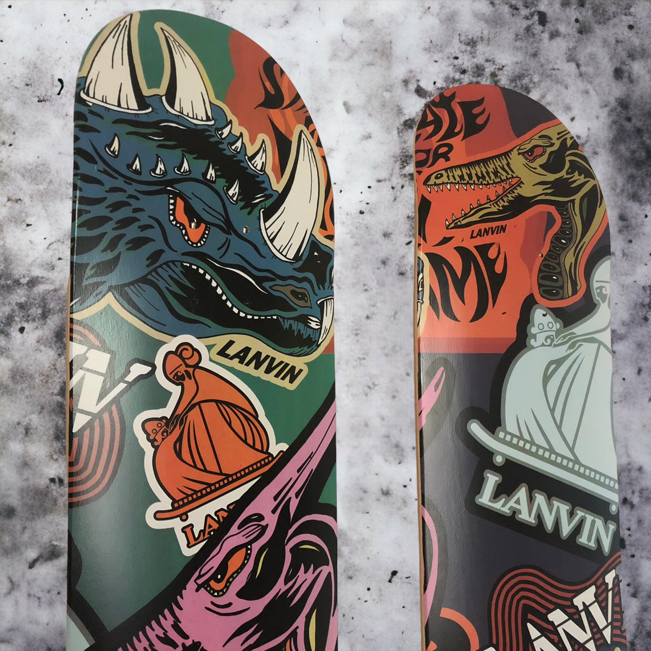 Maison Lanvin Triptyque Skateboards