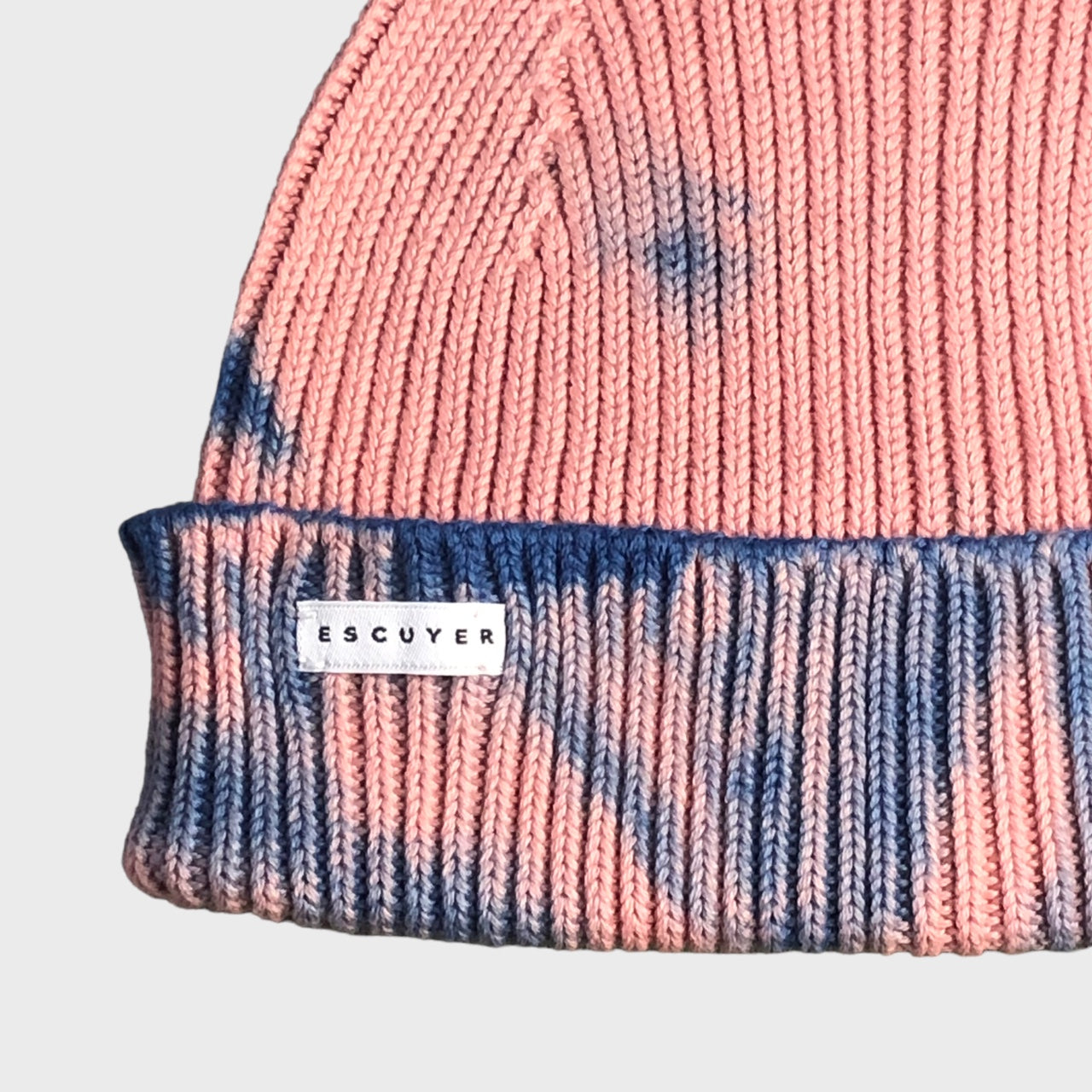 Escuyer - Tie Dye Beanie Indigo Pink
