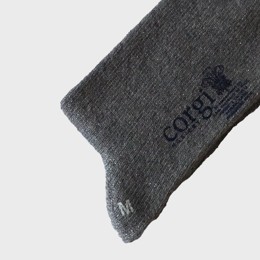 Corgi - Cashmere Blend Silver Socks