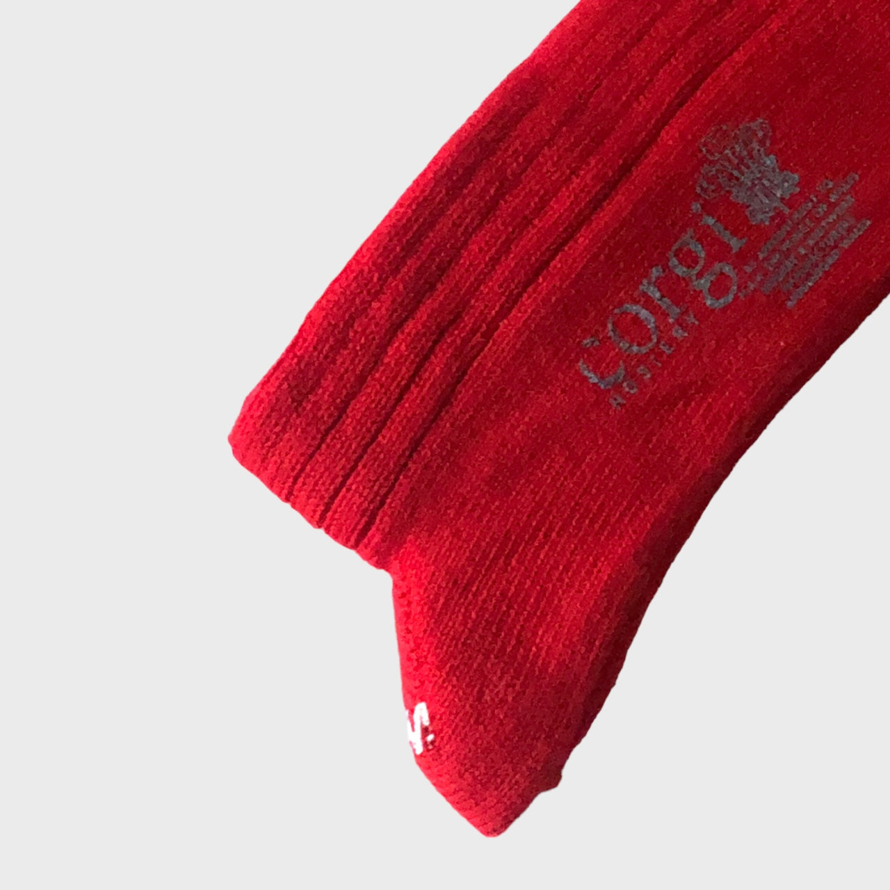 Corgi - Cotton Red Socks