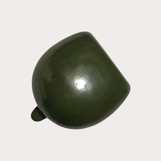 Green Il Bussetto Coin Pouch on a white background