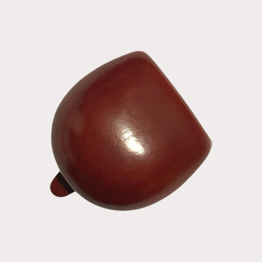 Red Il Bussetto Coin Pouch on a white background