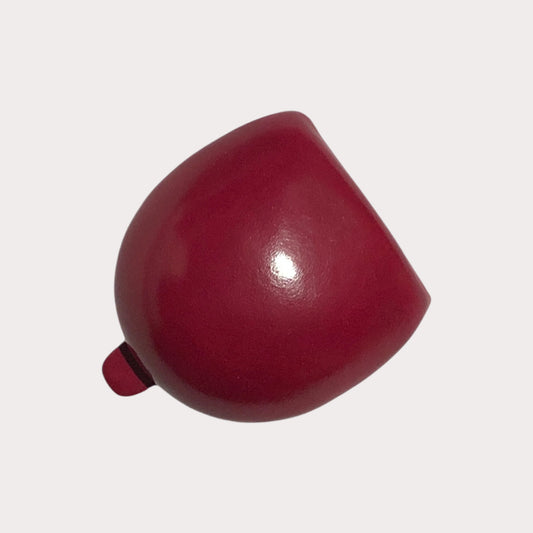 Red Il Bussetto Coin Pouch on a white background