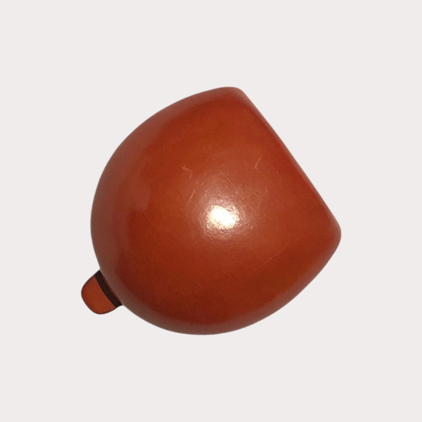 Brown Il Bussetto Coin Pouch on a white background