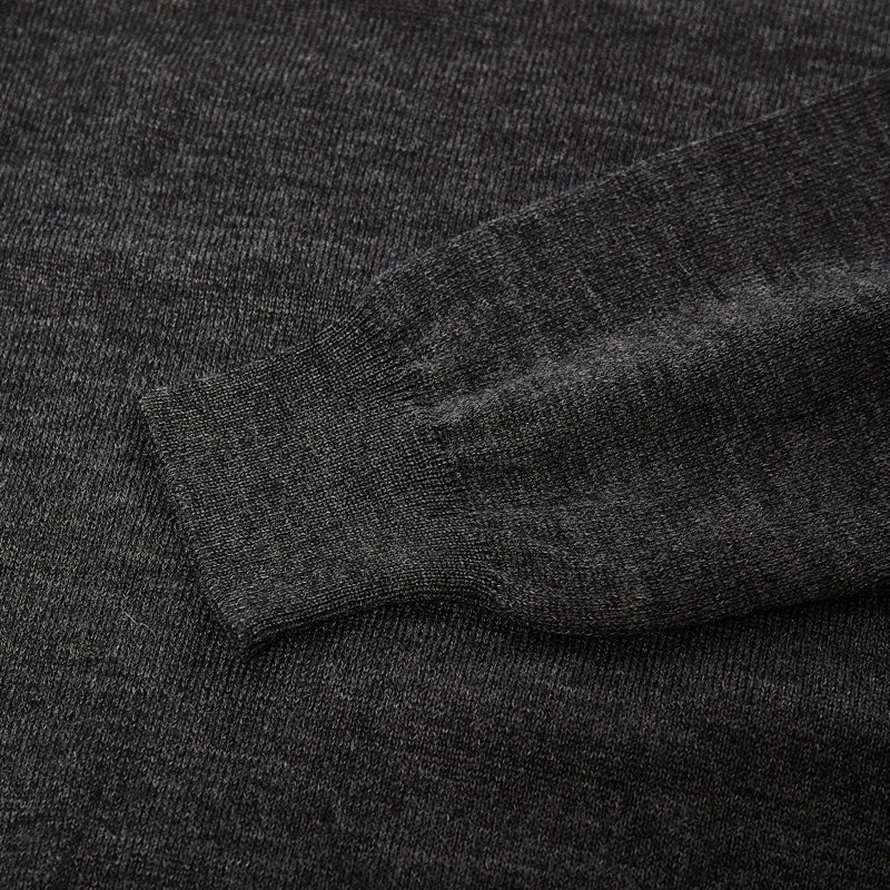 Supra-Quintessence - Super Fine Merino Sweater - Grey