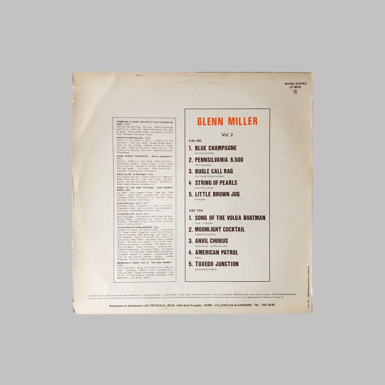 LP Vinyl - Hommage à Glenn Miller - Vol. 2