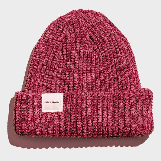 Paper - Waffle Beanie - Plum