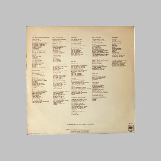 LP-Vinyl - Paul Simon - Nach all den Jahren immer noch verrückt