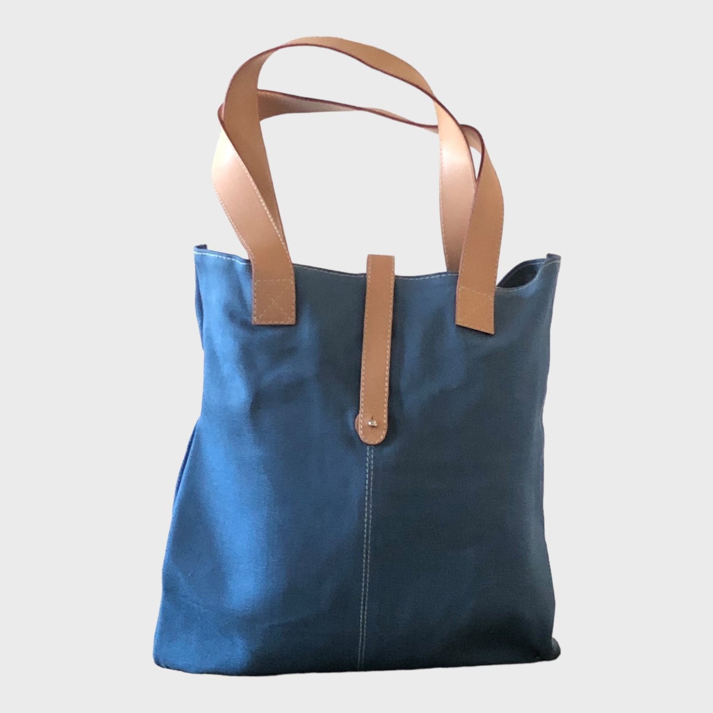 Denim Addikt - Indigo Raw Selvage Denim Tote Bag - Button