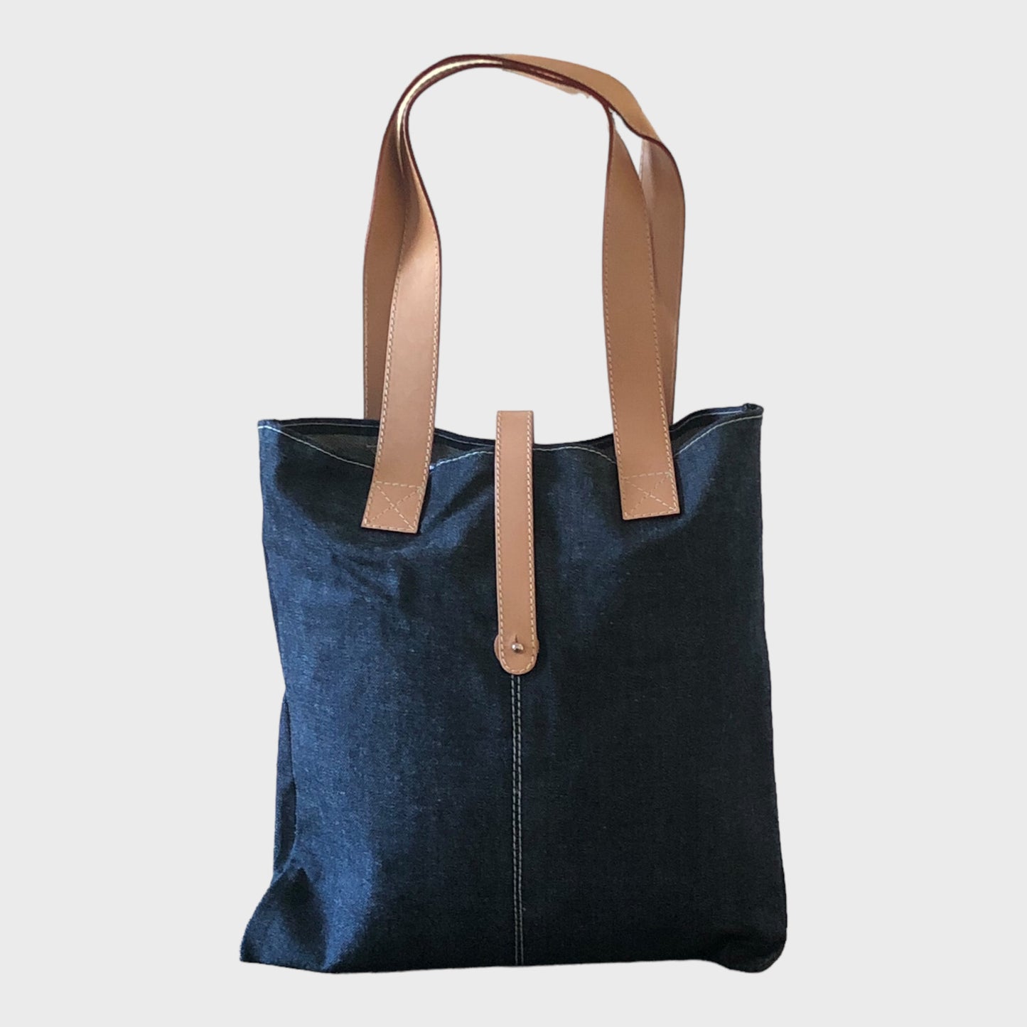 Denim Addikt - Red Selvage Raw Denim Tote Bag - Button