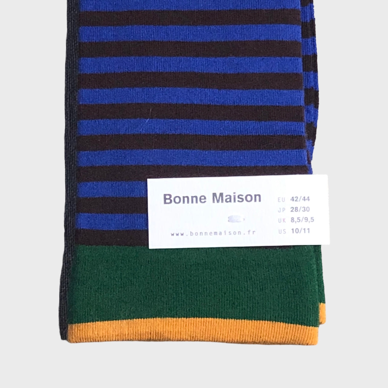 Bonne Maison - Chaussettes Rayures Marron Foncé