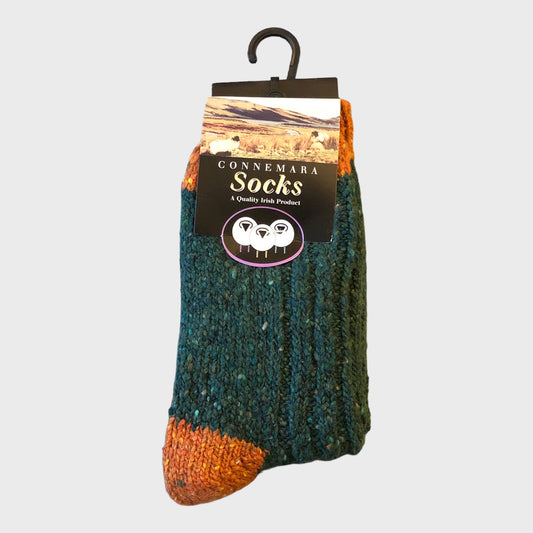 Connemara - Heavy Donegal Green Socks