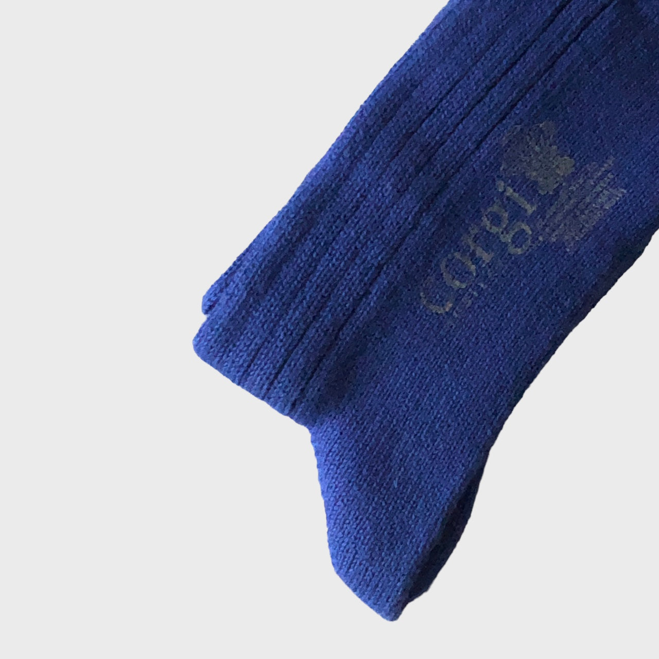 Corgi - Cotton Blue Socks