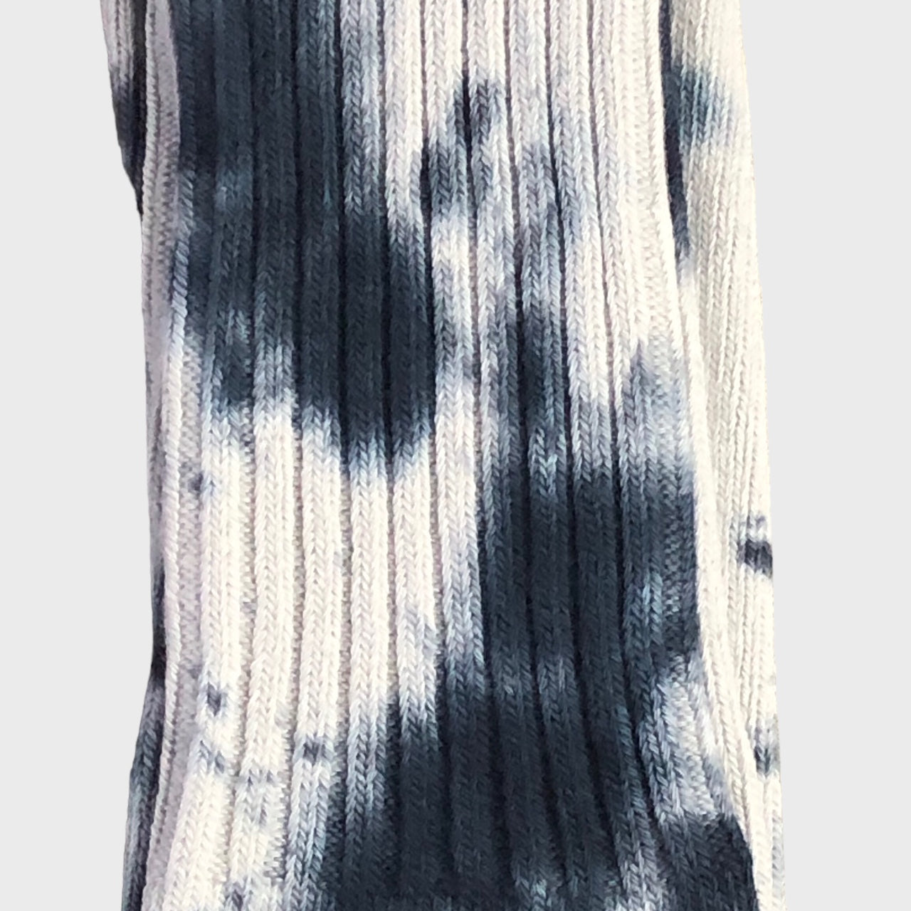 Escuyer - Tie Dye Off White Graphite Socks