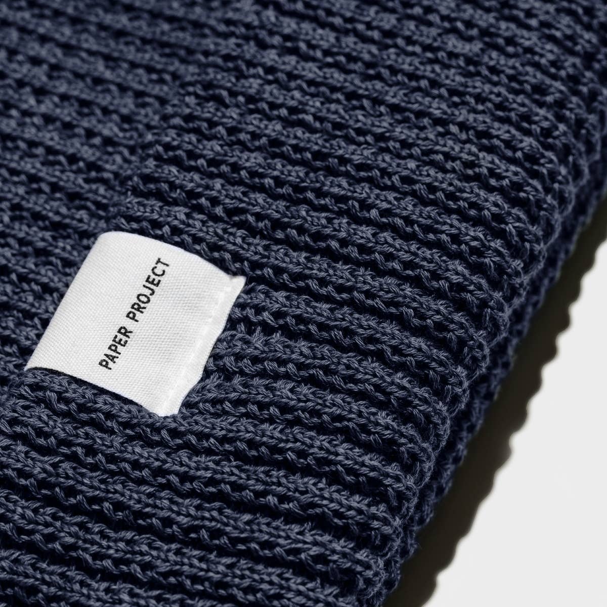 Paper - Waffle Beanie - Navy (Indigo)