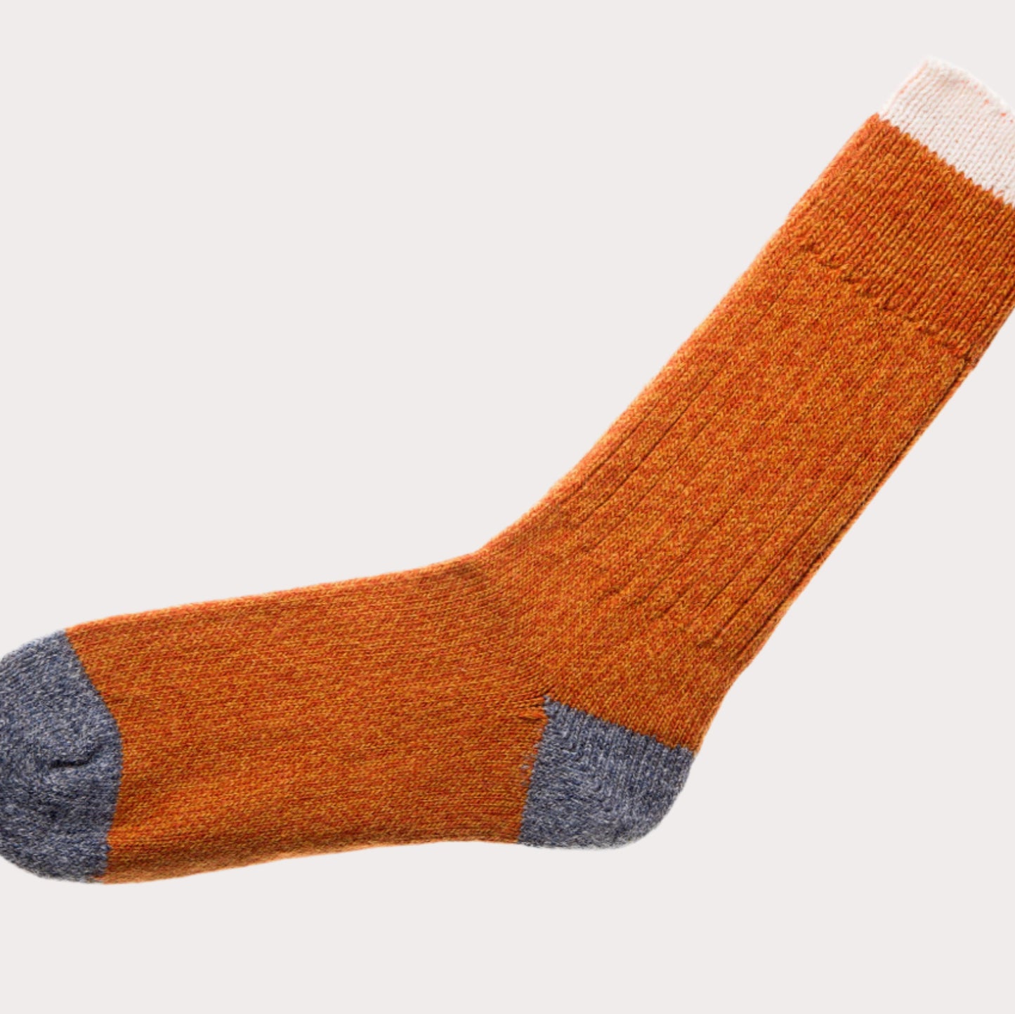 Patapaca - Alpaca Socks -Melange Orange