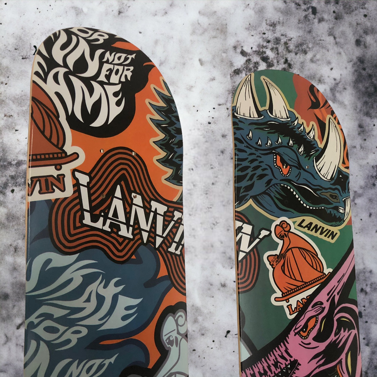 Maison Lanvin Triptyque Skateboards