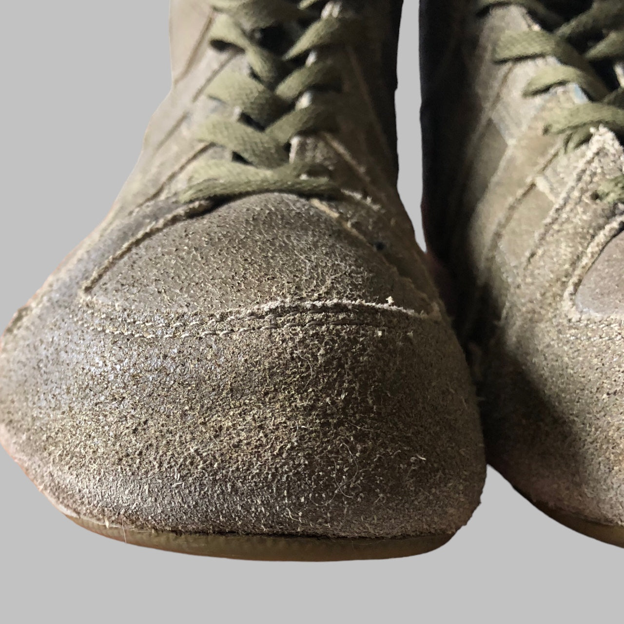 Vintage 2003 Mens NIKE Speedsweep 3 Wrestling Shoes Distressed Leather
