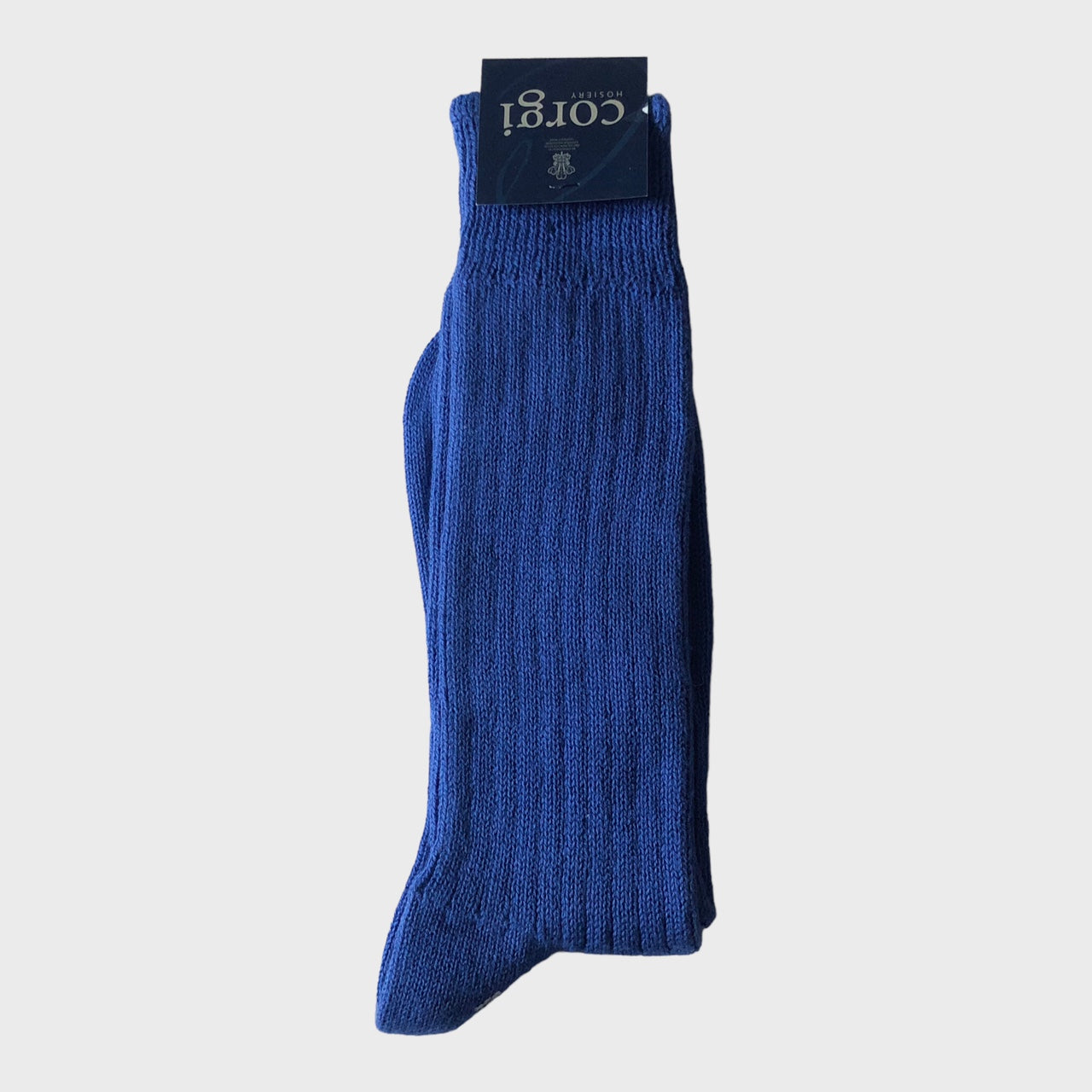 Corgi - Cotton Blue Socks