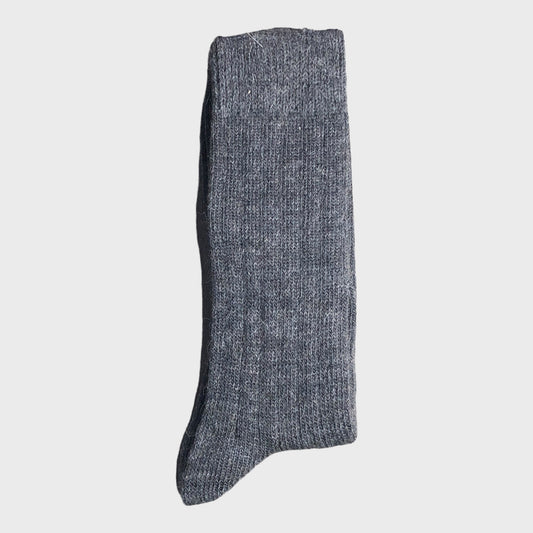 Heritage 9.1 - Deep Grey Alpaca Socks