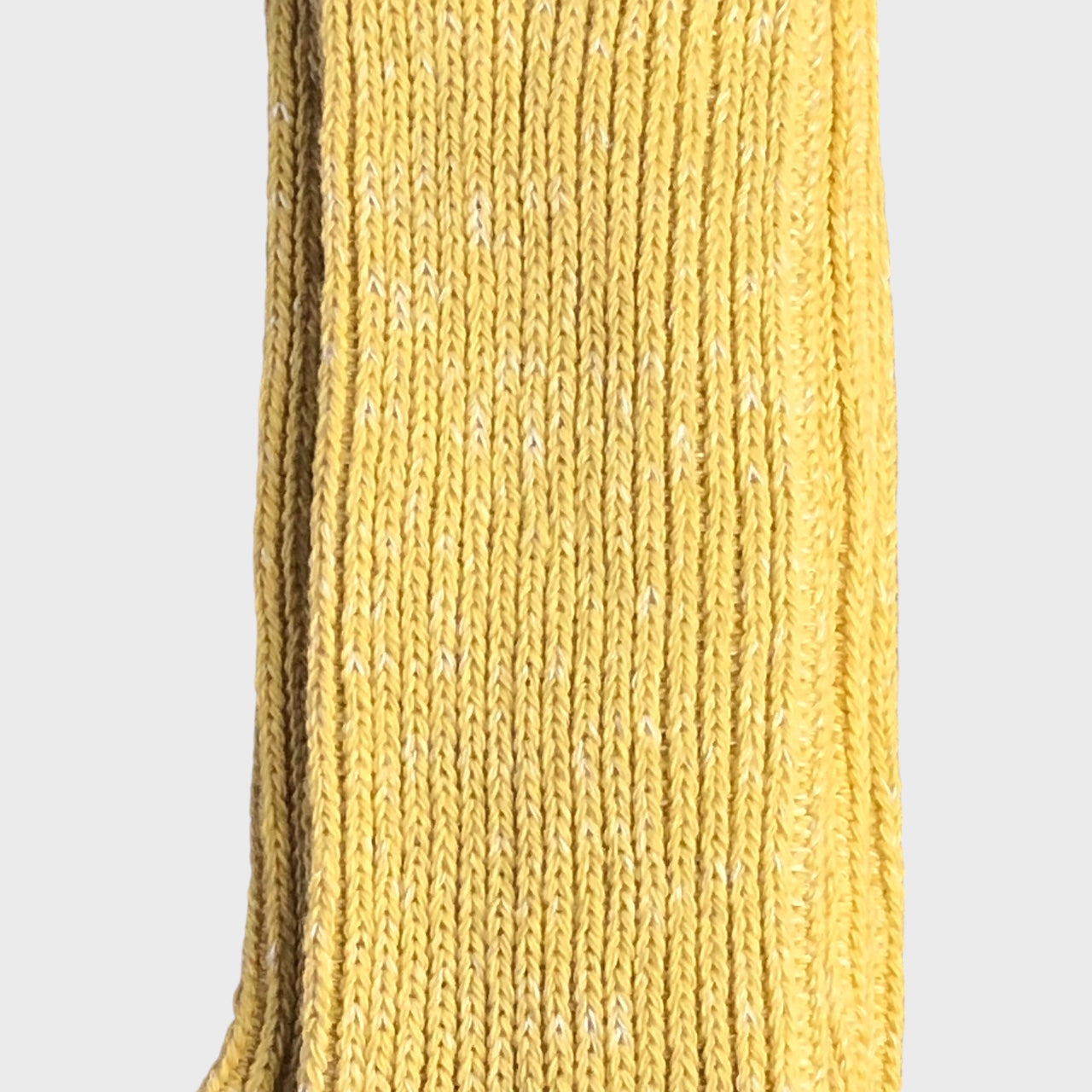 Nishiguchi Kutsushita - Boston Hemp Cotton Ribbed Yellow Socks