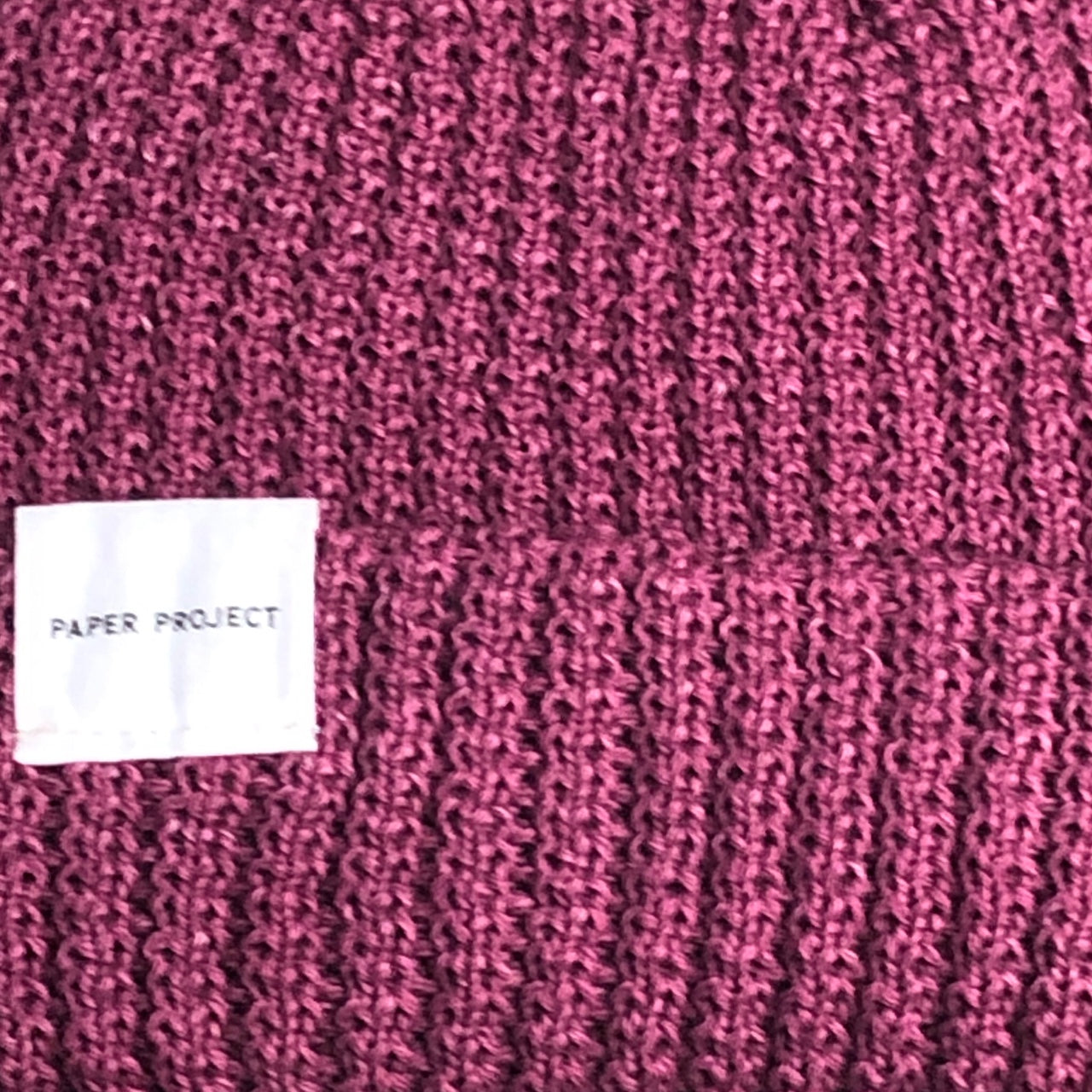 Paper Project - Plum Waffle Beanie