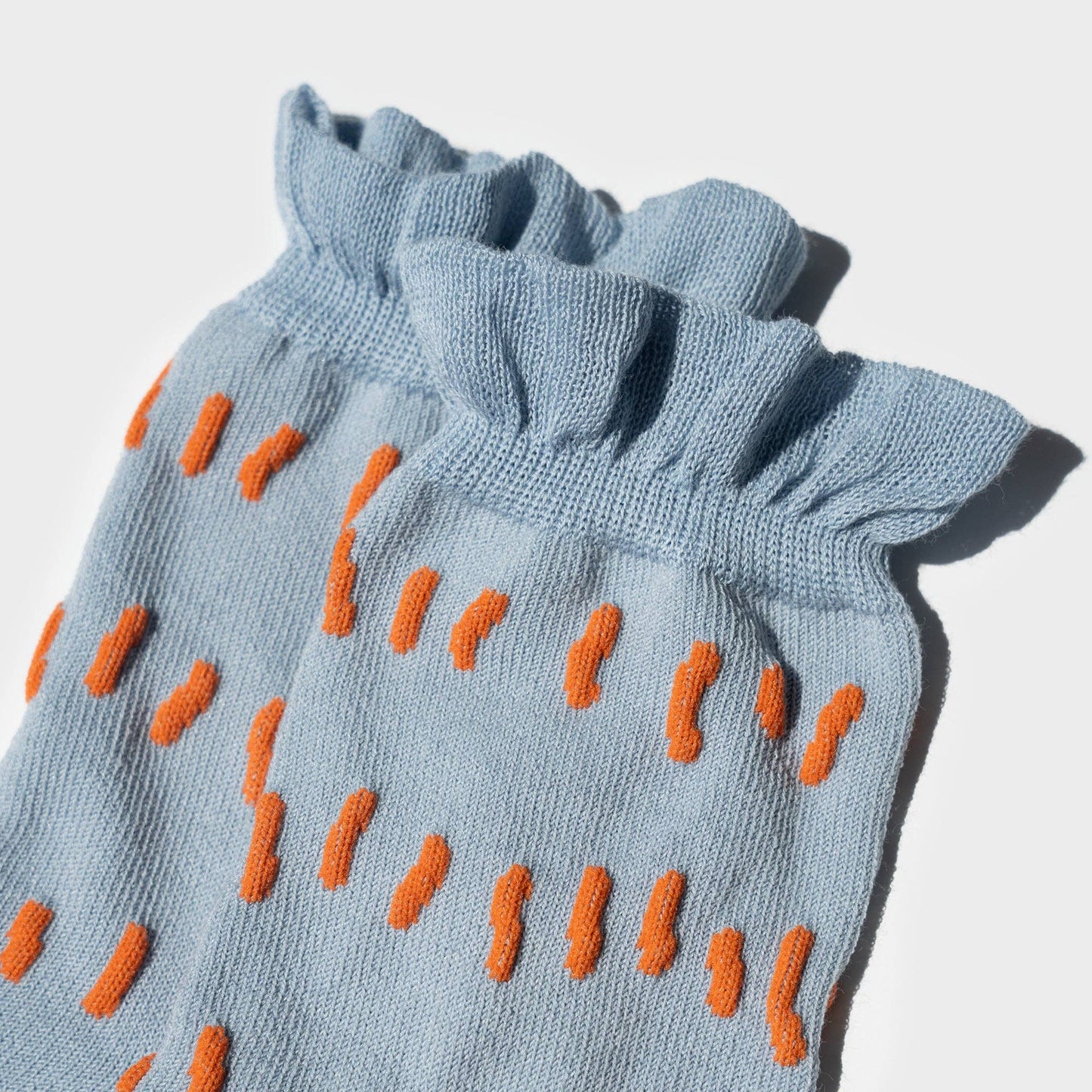 Paper - Ruffle Shower Short Socks - Sky Blue