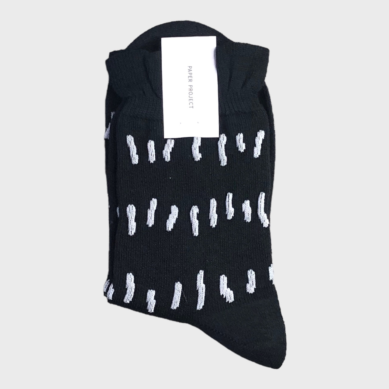 Paper Project - Ruffle Shower Black Short Socks