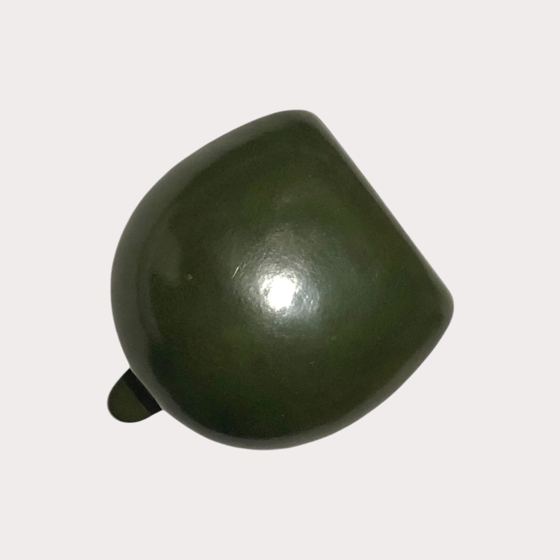 Green Il Bussetto Coin Pouch on a white background