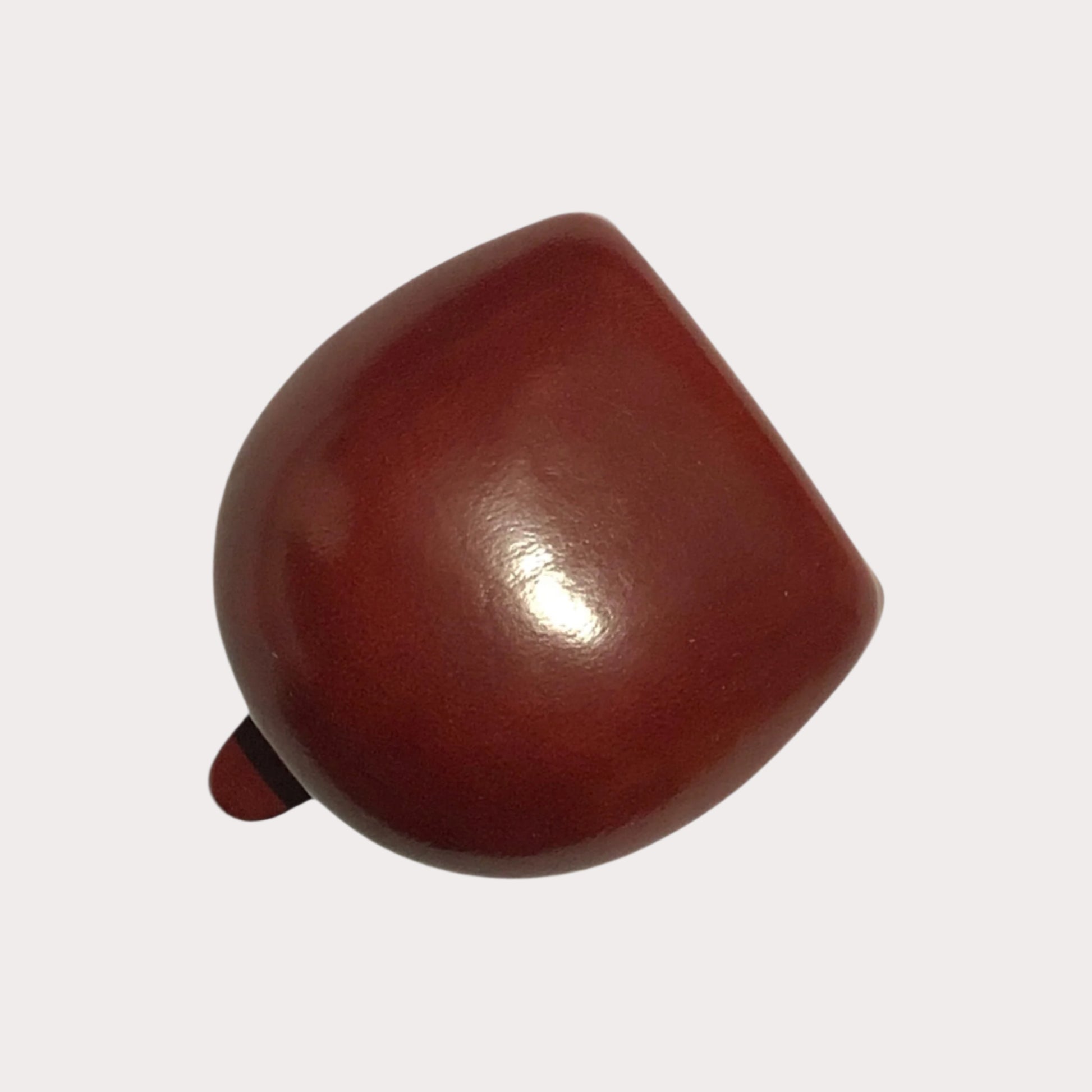 Red Il Bussetto Coin Pouch on a white background