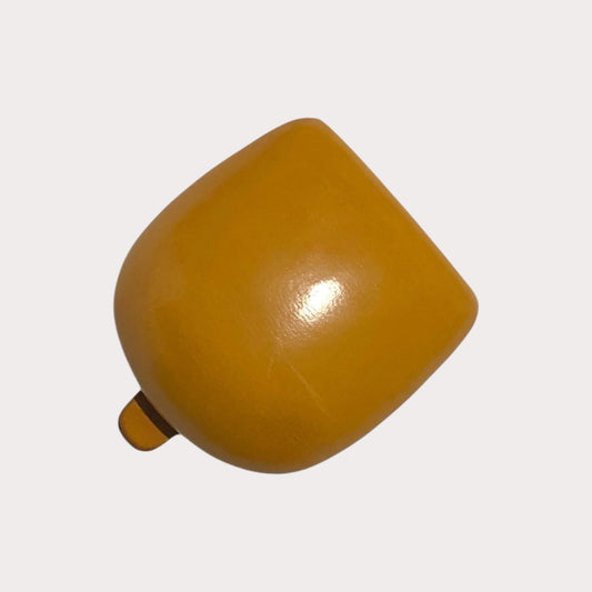 Ochre Il Bussetto Coin Pouch on a white background