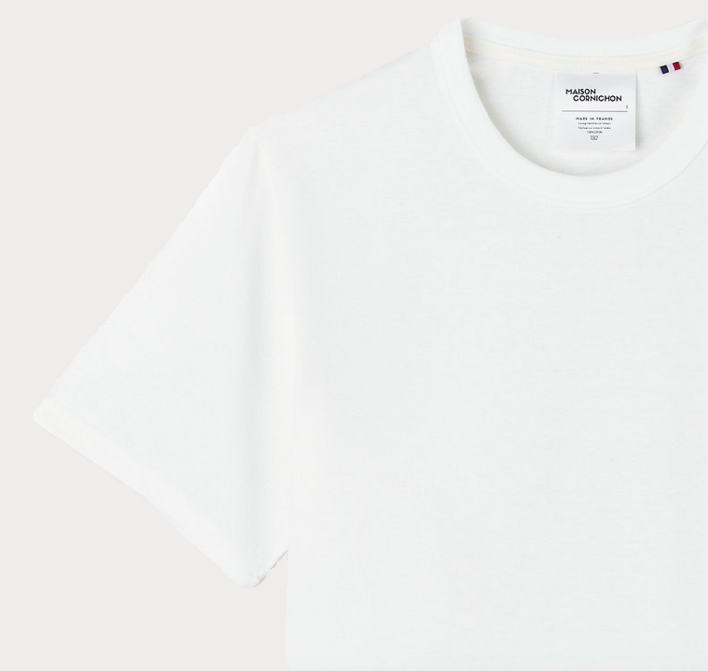 Maison Cornichon White T-Shirt Detail