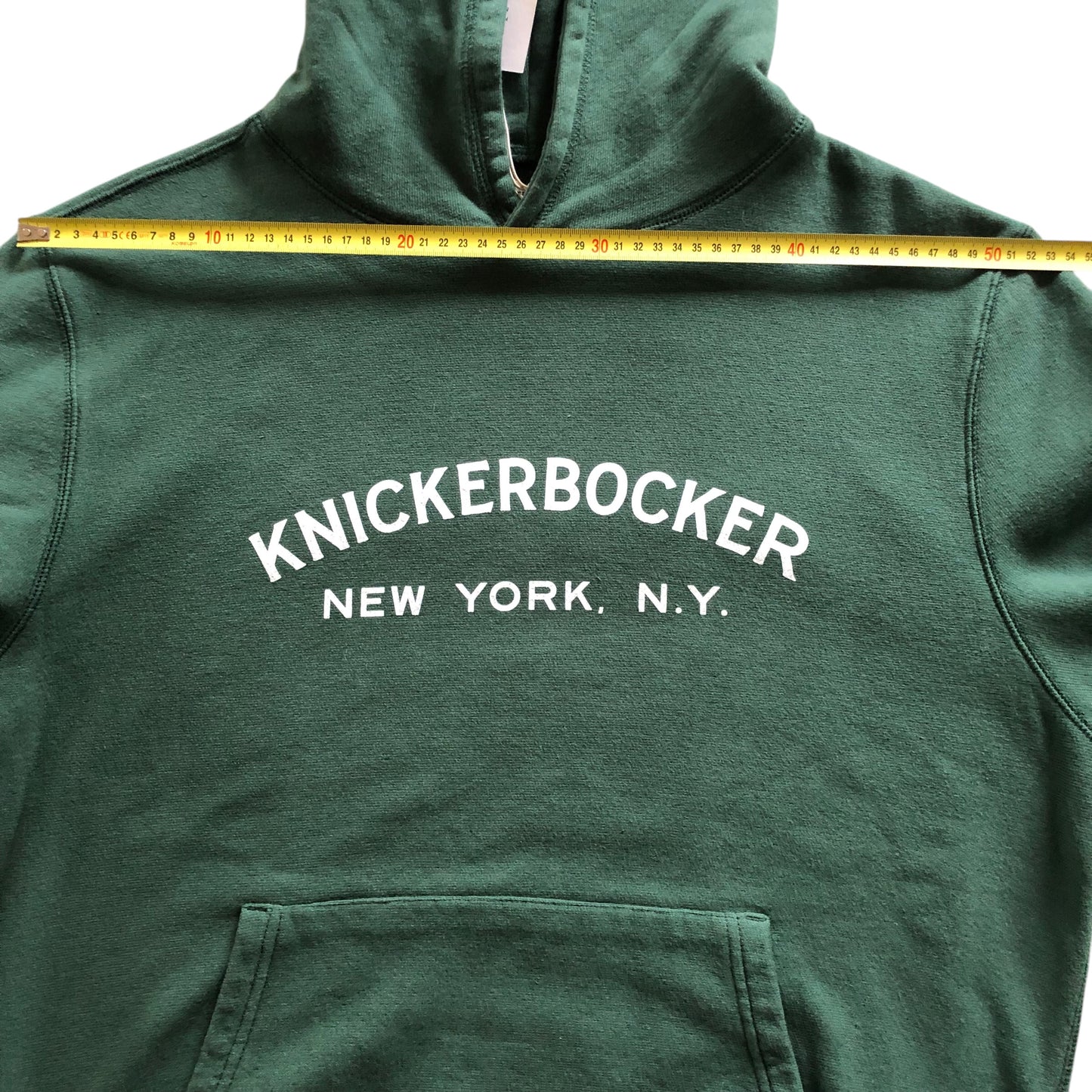 Knickerbocker - Green Hoodie - Large