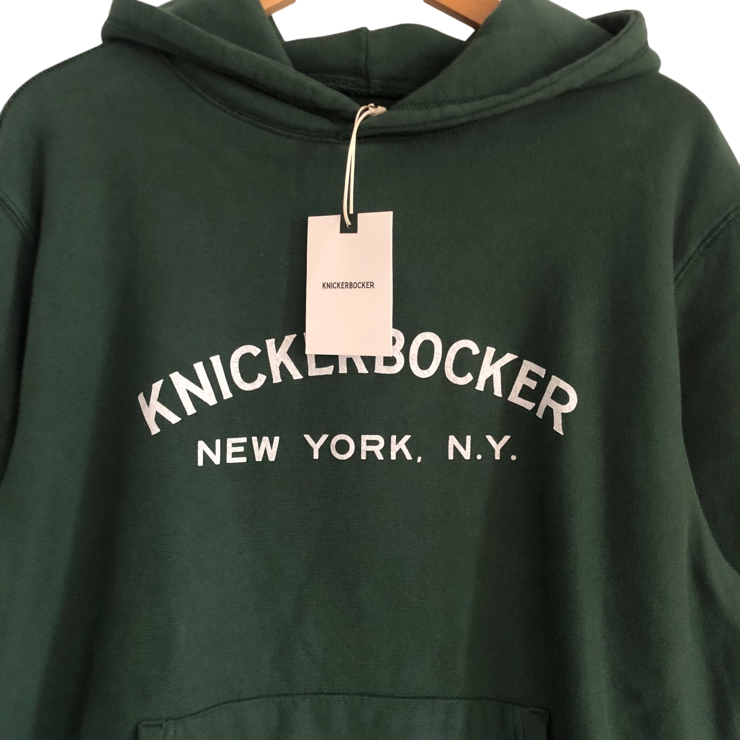 Knickerbocker - Green Hoodie - Large