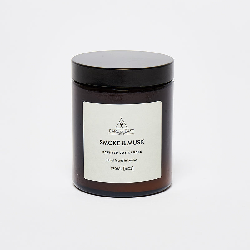 Earl of East - Smoke & Musk Scented Candle - Soy Wax 170ML