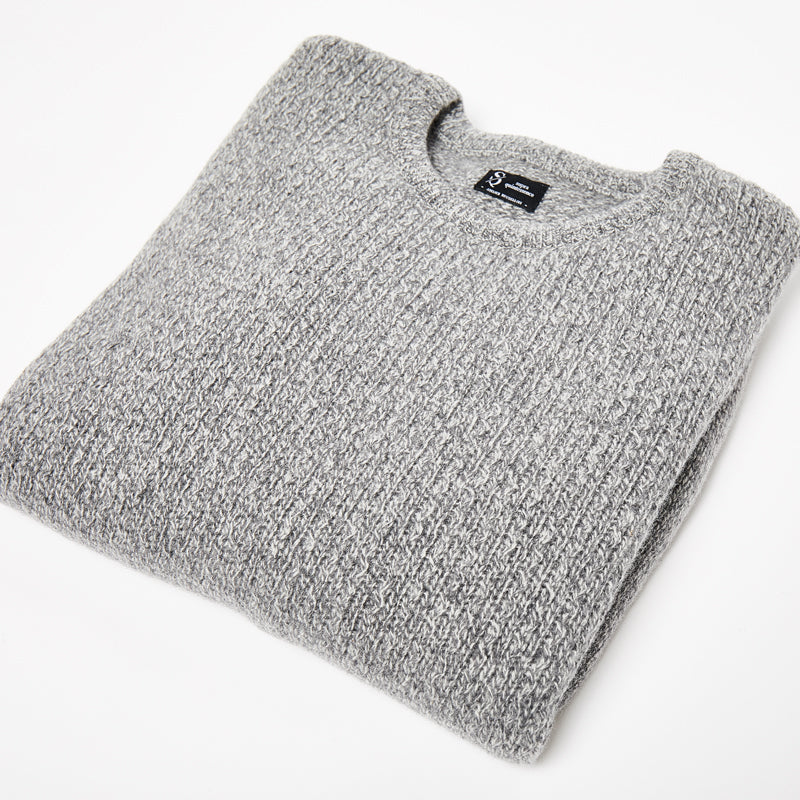 Supra-Quintessence - Soft Wool Sweater - Light Grey