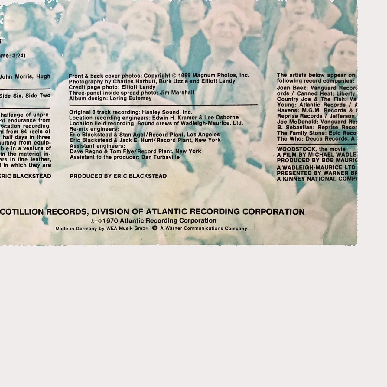 LP Vinyl - Woodstock - Music From The Original Soundtrack And More.