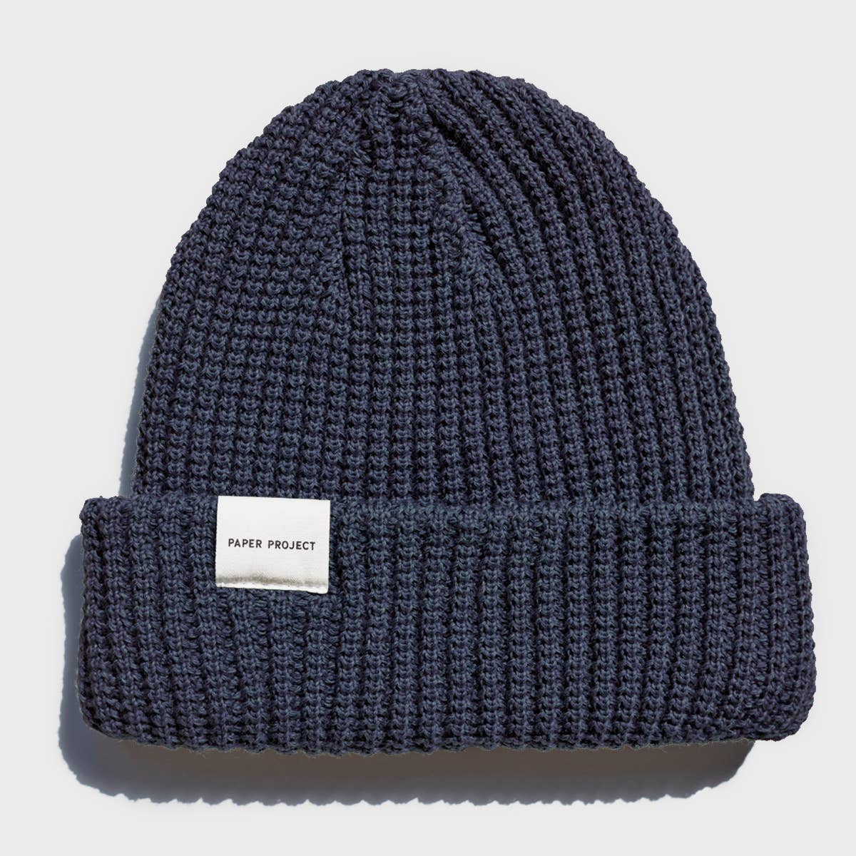 Paper - Waffle Beanie - Navy (Indigo)