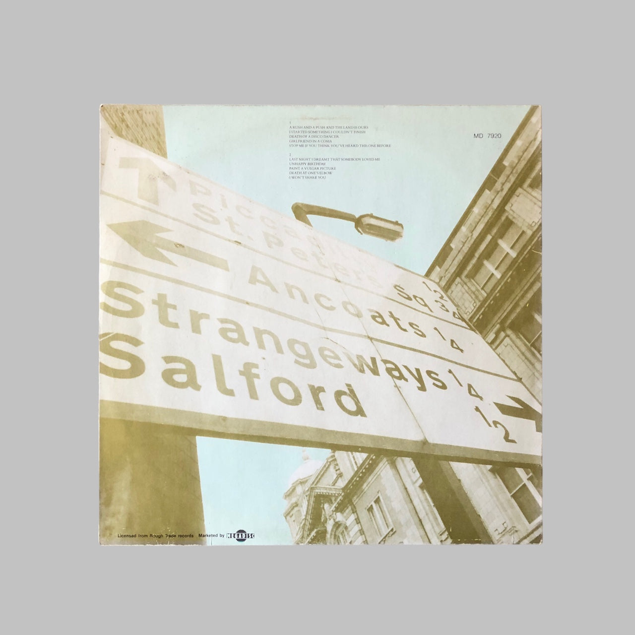LP Vinyl - The Smiths - Strangeways, Here We Come.