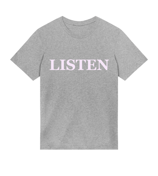 Supra-Quintessence „Listen“ T-Shirt Rosa