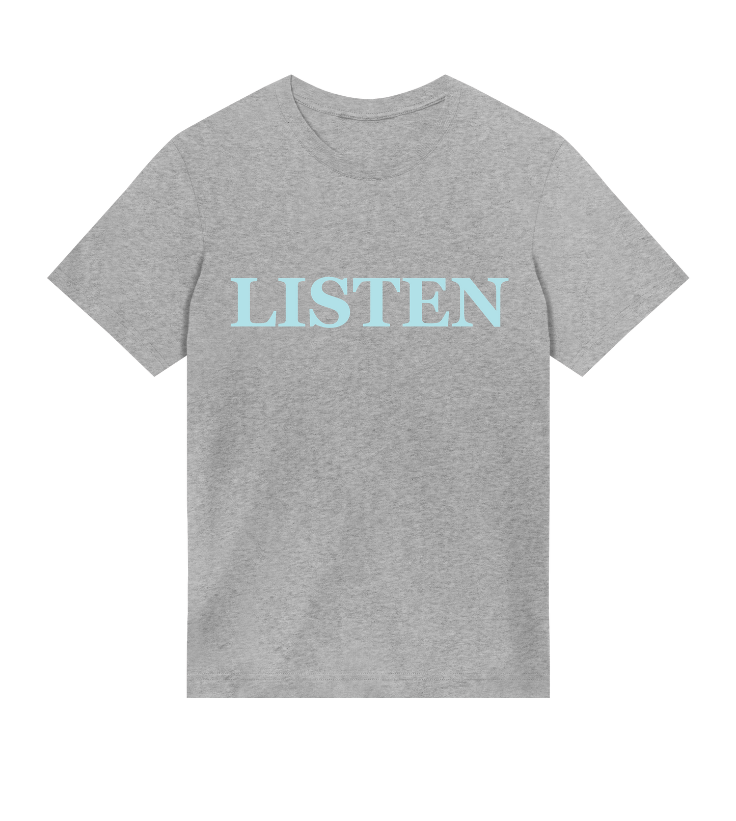 Supra-Quintessence „Listen“ T-Shirt Himmelblau