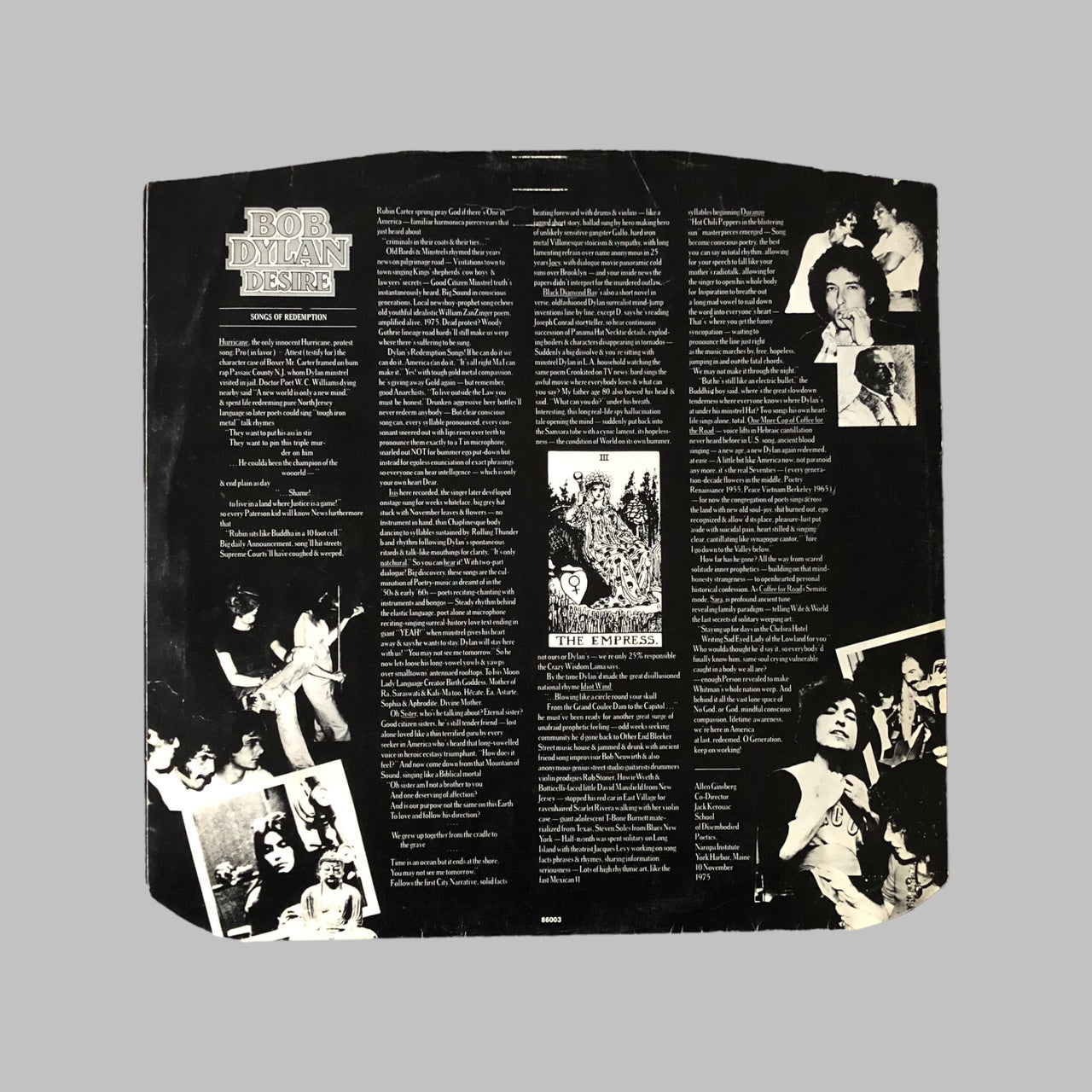 LP Vinyl - Bob Dylan - Desire.