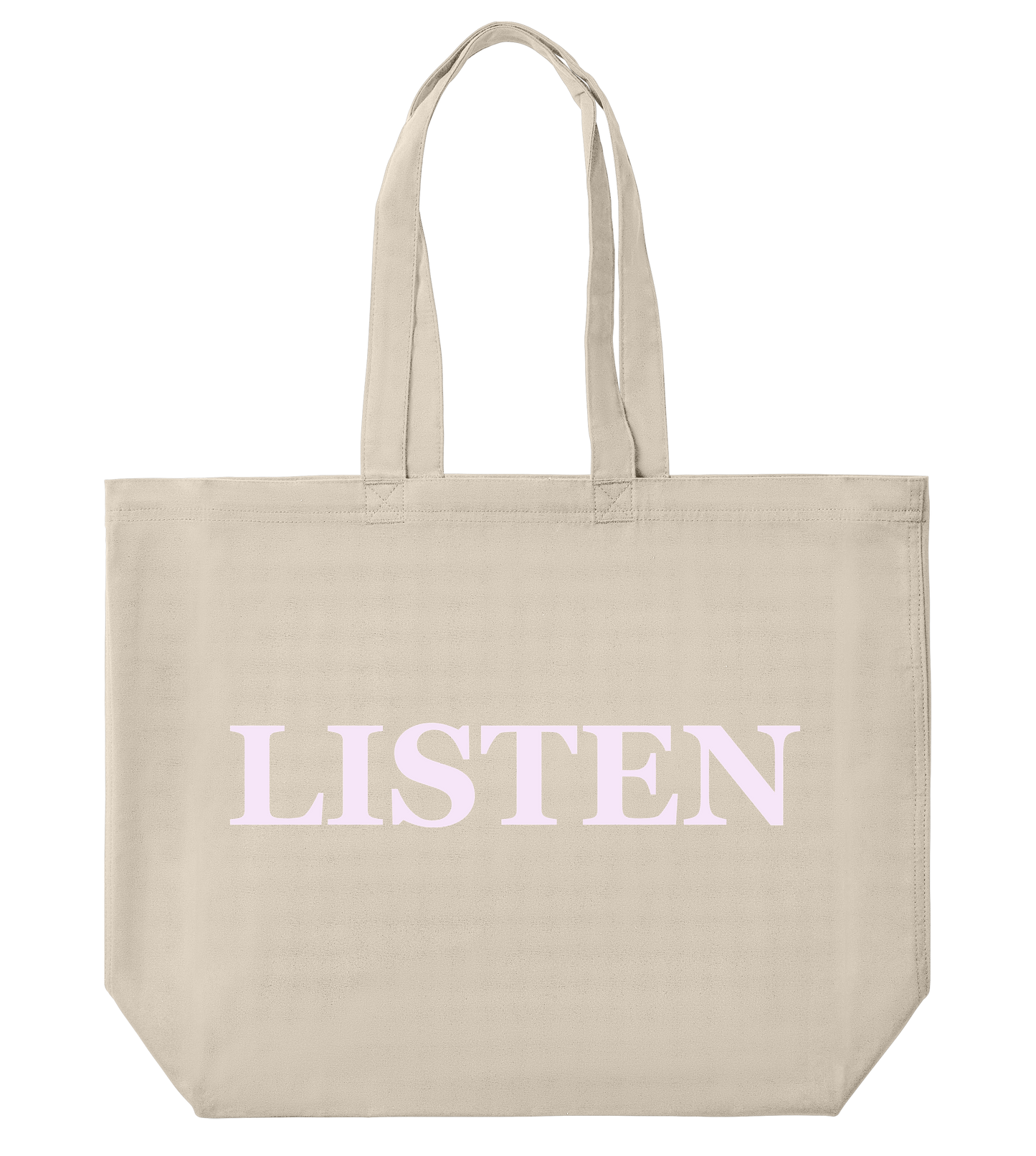 Supra-Quintessence "Listen" Tote Bag - Pink