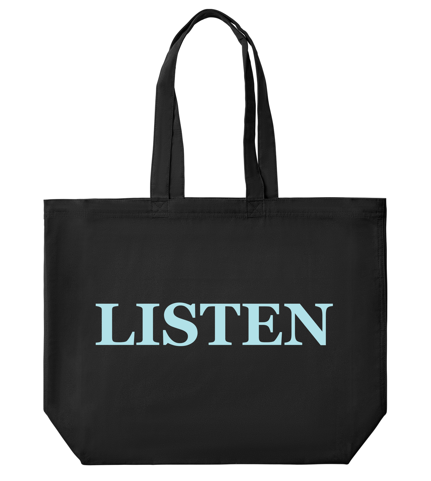 Supra-Quintessence "Listen" Tote Bag - Sky Blue