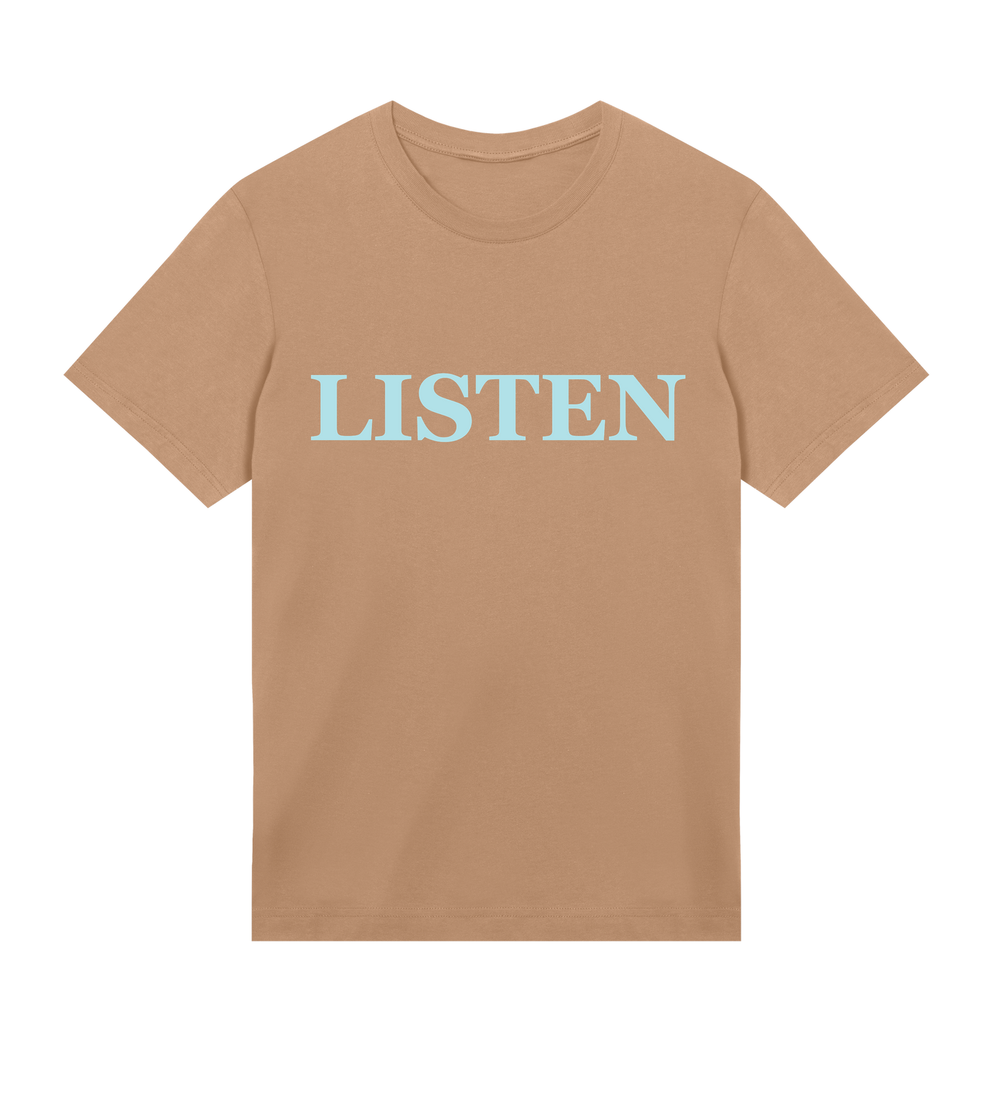 Supra-Quintessence „Listen“ T-Shirt Himmelblau