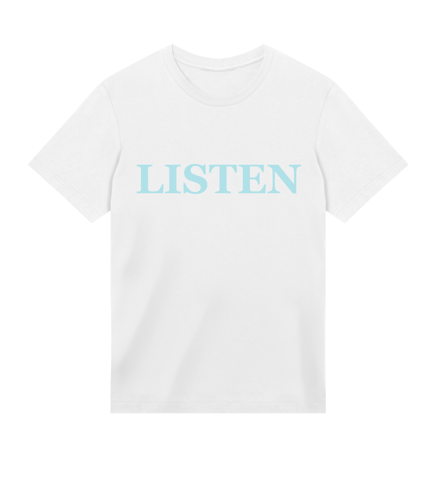 Supra-Quintessence „Listen“ T-Shirt Himmelblau